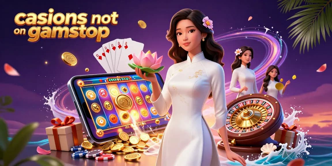 Engage with vibrant gameplay at casinos not on gamstop featuring dynamic Asian casino illustration.