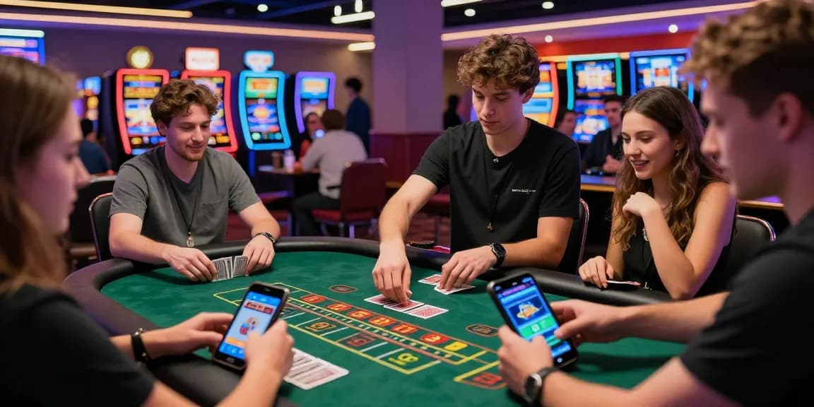 Exciting gameplay at dsam.org.uk showcasing vibrant non UK casinos with diverse players.