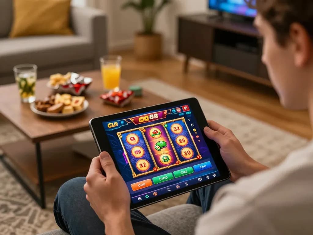 Engage in exciting bets with gg88 on your mobile device in a cozy home setting