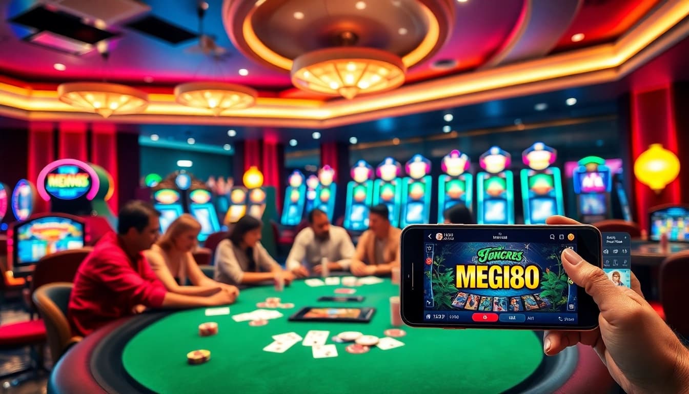 Engage with the MEGA888 APK while enjoying vibrant casino gaming experiences filled with excitement and luxury.