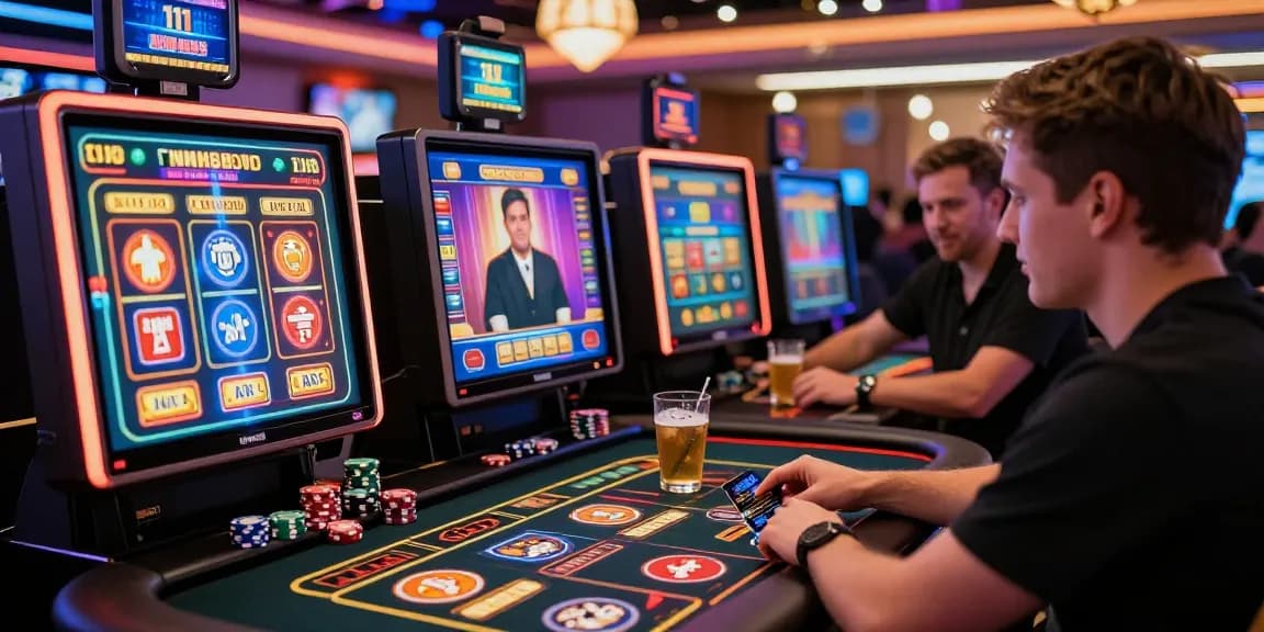 UK players enjoying online gaming at scoarch.org.uk credit card casinos with vibrant atmosphere.