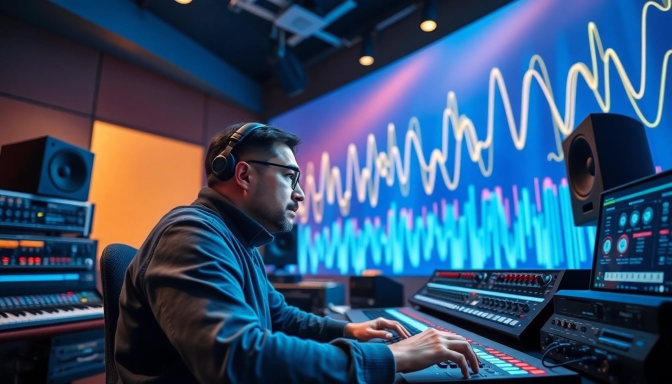 Enhance your sound with expert online mastering services in a professional studio setting.