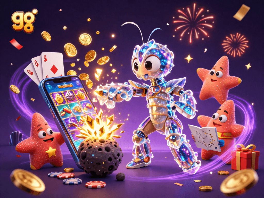 Engage with go 88's dynamic slot experience featuring galactic heroes and rich, colorful elements.