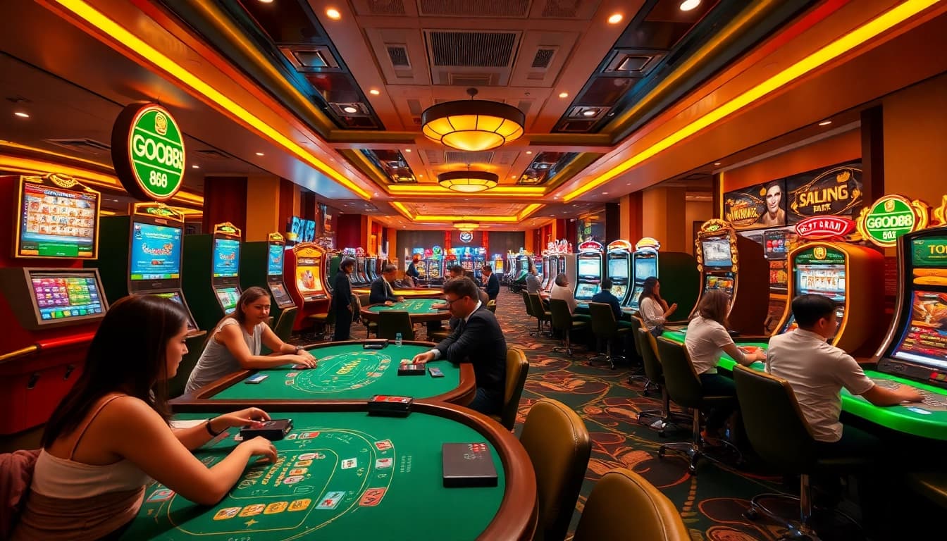 Experience the thrill of online gaming at good88.hu.net with engaging players enjoying various casino games.