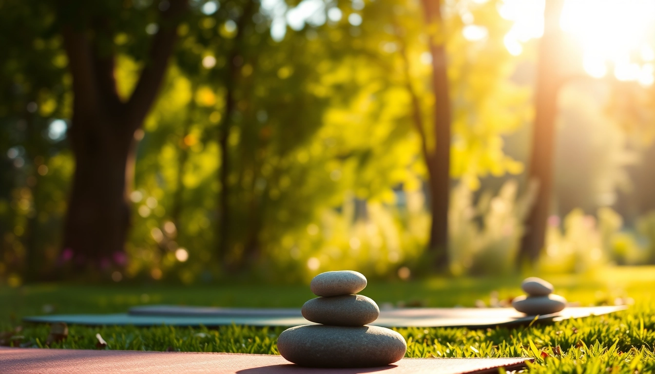 Promoting mental wellness through serene outdoor coaching and yoga.