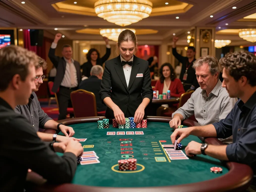Players placing bets at an au 88 blackjack table, enjoying a thrilling casino experience.