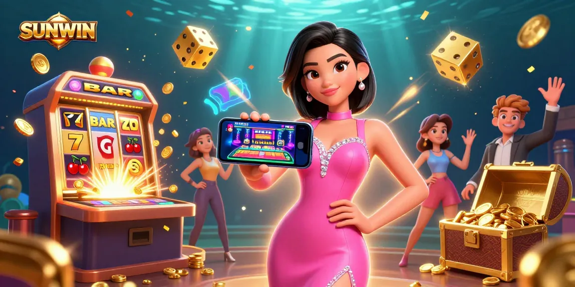 SUNWIN showcases a captivating casino experience featuring a stunning Asian woman playing a live dealer game.