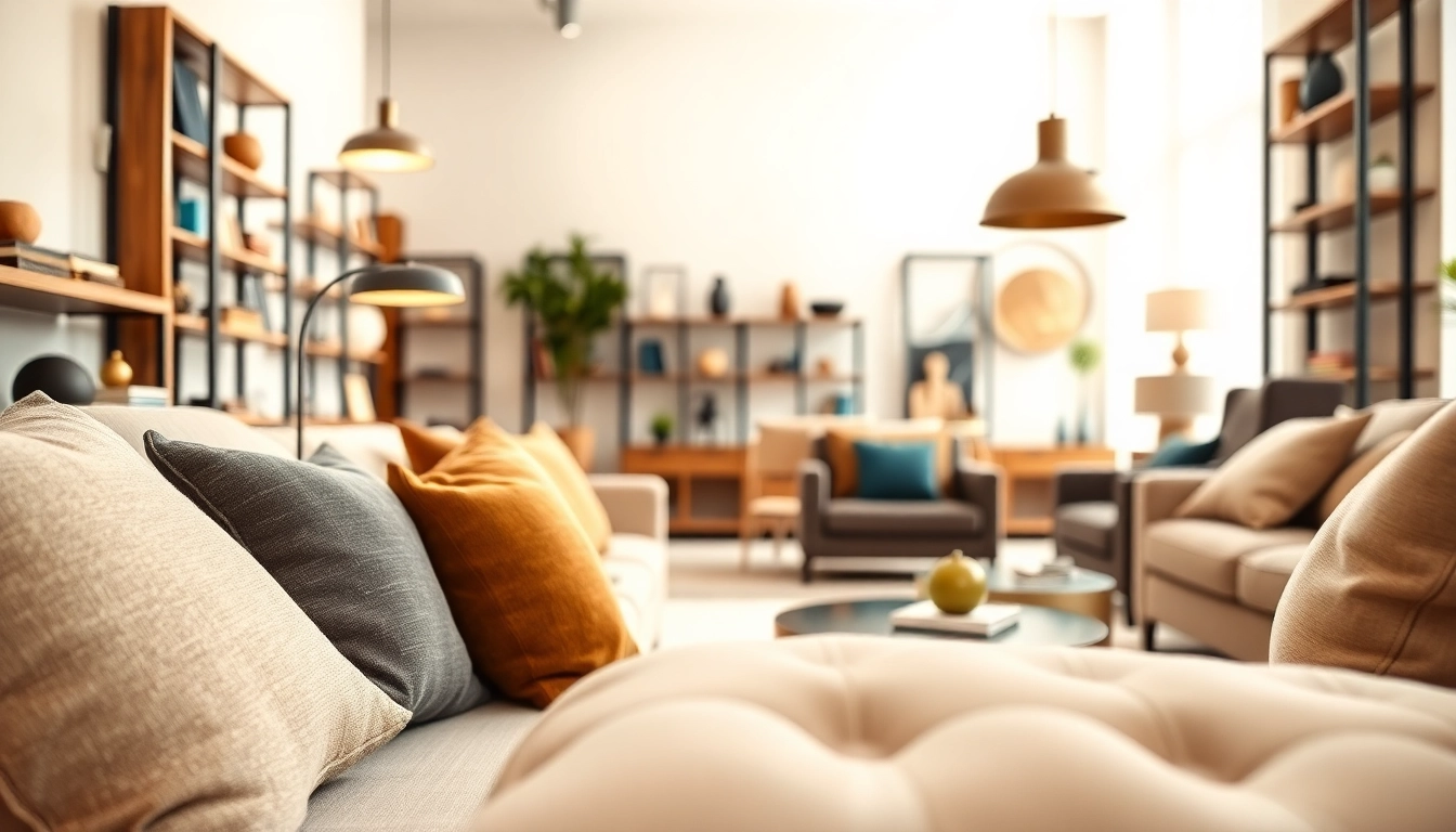 Showcase of decorative items by a Furniture Accessories Supplier emphasizing modern design and stylish aesthetics.