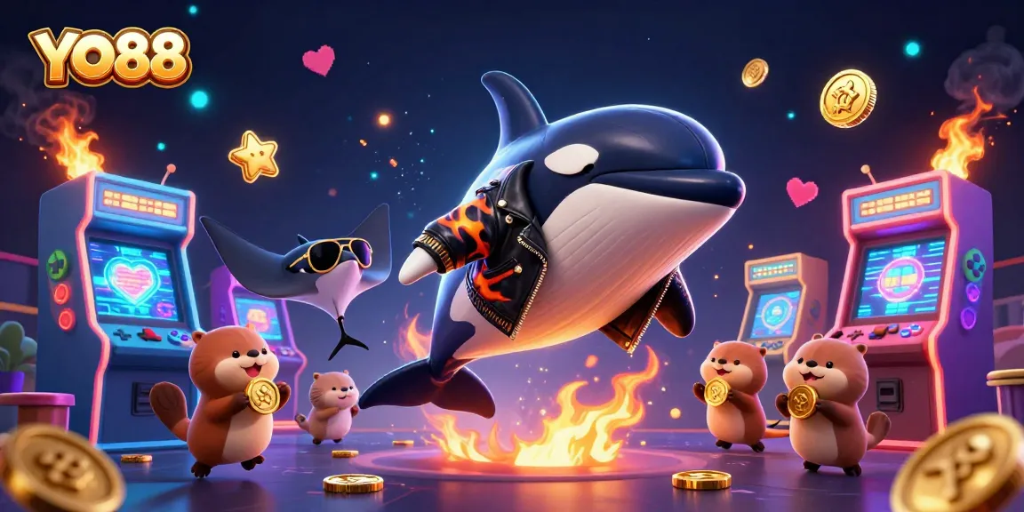 YO88 showcases a vibrant scene with dynamic characters, enriching the online gaming experience.