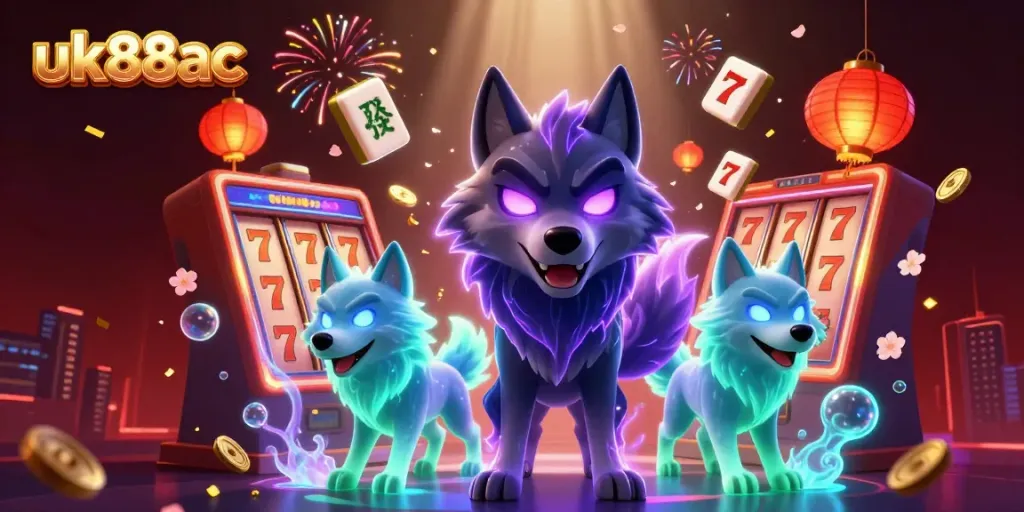 Engage with the dynamic world of uk88ac's casino and gaming features through a captivating 3D scene.