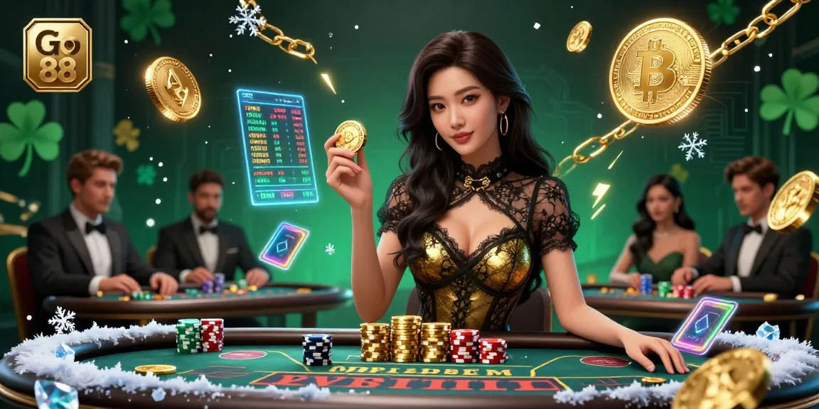 Experience winning with Go 88's captivating high-stakes baccarat scene and vibrant digital assets.