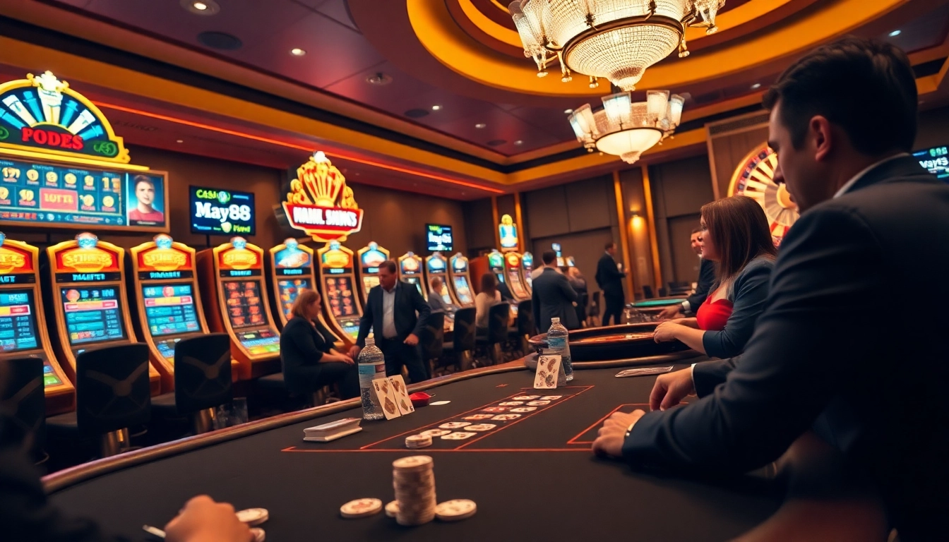 Experience luxury gaming at may88 com with blackjack, roulette, and slot machines.