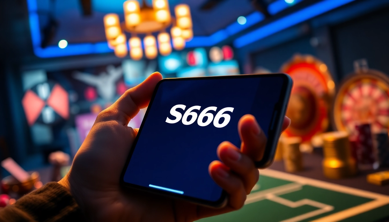 S666.nyc's user-friendly mobile interface showcasing vibrant casino and sports betting options, symbolizing a leading online gambling platform.