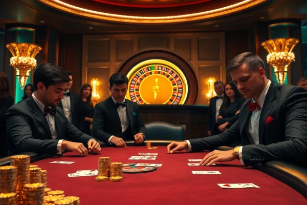 Experience high-stakes excitement at https://jbo.center/ with luxurious poker tables and vibrant casino action.