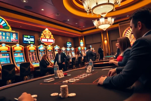 Experience luxury gaming at may88 com with blackjack, roulette, and slot machines.